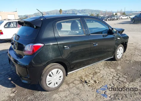 2021 Mitsubishi Mirage Carbonite Edition/Es/Le z USA, uszkodzony, nr VIN ML32AUHJ8MH012112